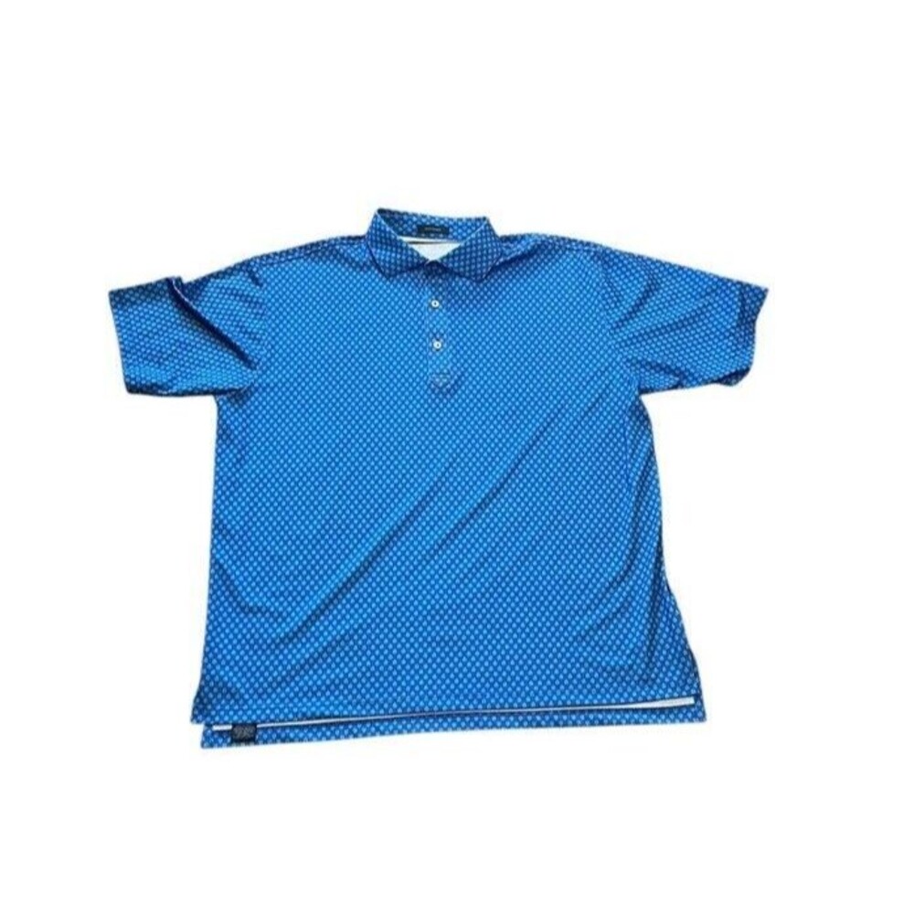 Turtleson Golf Polo Shirt Mens Size XL Performance SICC Logo on Sleeve Singapore
